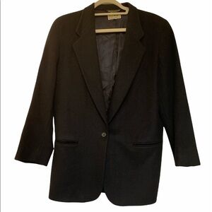 L.L. Bean coat one button blazer style fully lined long sleeve Size 10R